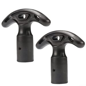 Ergonomischer Bootspaddelgriff mit T-Form, 28 mm groß, kompatibel mit verschiedenen Paddeltypen und -größen, hochwertiger Kunststoff, langlebig und leicht zu transportieren.