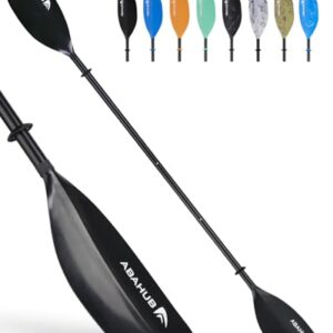 Verstellbares Doppelpaddel für Kajakfahren, Aluminiumlegierung und Kunststoff, Länge 210 bis 230cm