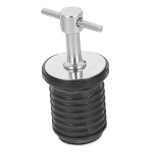 Abflussverschluss für Kajak, Edelstahl mit Gummimaterial, langlebig und robust, perfekt für Kanu, Yacht oder Boot