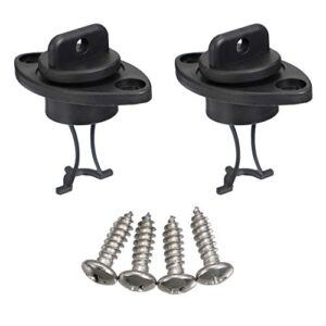 BESPORTBLE Stopfen für Kanuablaufloecher, Kajak Ablauf Stecker Kit, Boot Ablauf Löcher Stopper Ablauf Bung für Kanu Boot Ablauf Stopper Bung mit Schraube 6 Pcs Hull Grob Gewinde Bung
