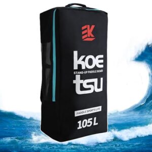 Paddelboard-Tasche, 105 l Kajak-Paddeltasche für aufblasbares Paddleboard, große Kapazität, SUP & Surfbrett, Rucksack, wasserabweisend, Oxford-Stehboottasche