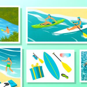 Geschenke für Wassersportler - Surfen und Kanu fahren, Geschenkideen rund ums Wasser