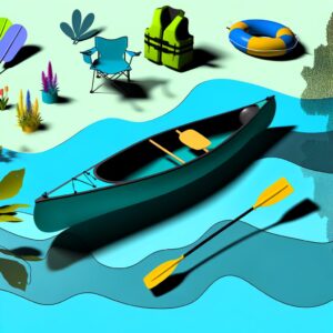 Geschenkideen zum Kanu fahren, einschließlich Paddel-Schutz-Abdeckung, Stand-Up-Paddle-Board-Sitz und Kanubaumaterialien