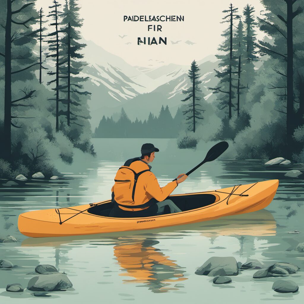 Paddeltasche für Kanu, Wasserdichte Paddeltasche, Stabile und leichte Paddelhalterung für Kanufahrer