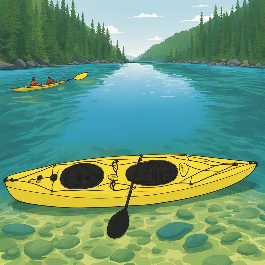 Paddelzubehör und Sicherheitsleinen für Kajaks und Kanus, perfekt als Geschenk für Kanufahrer