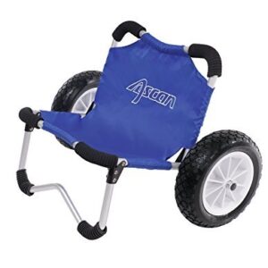 Ergonomischer Transportwagen für SUP, Kanu und Surfbretter mit Aluminiumkonstruktion und PU-Reifen