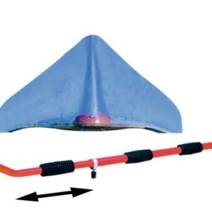 Kanu-Wandhalter für kleine Kanus mit zwei Ringen und Stiften - perfekt zum Aufbewahren von Kanus an der Wand oder am Strand