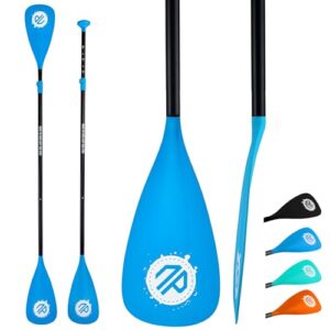 Verstellbares Doppelpaddel für SUP, Stand-up Paddle Board und Kajak Paddel, 198–218 cm lang, robuste Konstruktion aus Aluminiumlegierung, Fiberglas und PP-Material