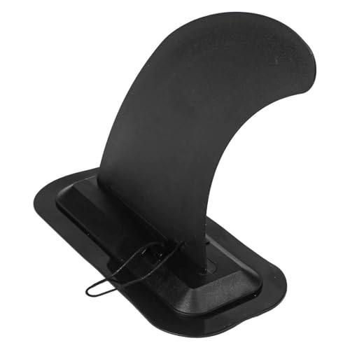 Ersatzflosse für Kanus und Schlauchboote, schwarzes Kunststoff-Zubehör, 24,3 x 22 x 11,5 cm