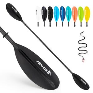 Drei-teiliges Kajak-Paddel aus Carbon mit verstellbarer Länge von 220 bis 240 cm, ideal für Kajakfahren und Ruderbooten