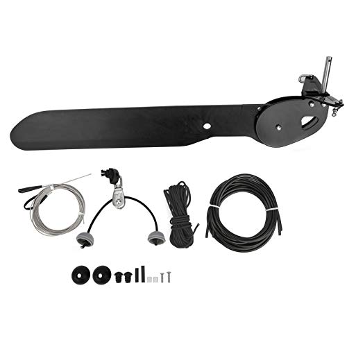 Kanu-Heckruder, robuste Ruder-Set für Kanufahren und Fischerei, leichtbares Zubehör für Fischerboote und Seekajaks