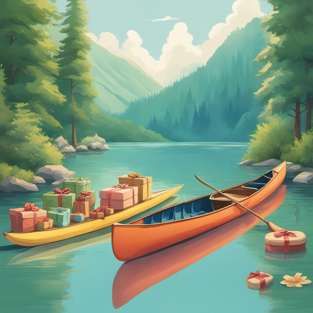 Geschenkideen zum Kanusport - Kanus, Paddel, Rucksäcke und mehr