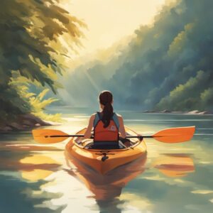 Geschenke für Kanufahrer: Paddelzubehör wie Haltegriffe, Paddelseile und Schutz für den Paddelspitzen