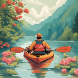 Paddelzubehör wie Drachenboot Paddel, Luftventilkappe und Kajak Griffe - Ideen für Kanu-Fans als Geschenk