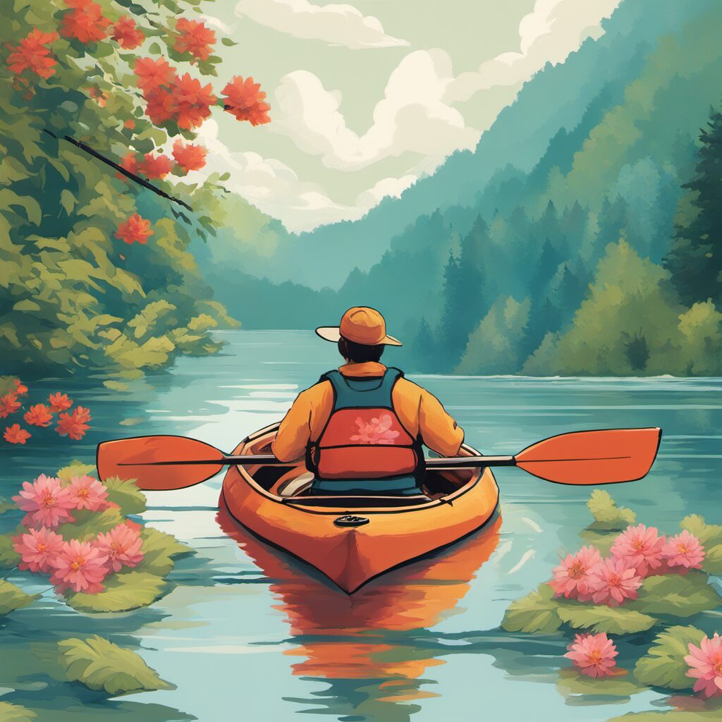 Paddelzubehör wie Drachenboot Paddel, Luftventilkappe und Kajak Griffe - Ideen für Kanu-Fans als Geschenk