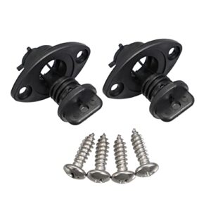 Silikon Stopper für Boot Abfluss Stopfen, 6-teilig, mit Schraube und Gewindestopfen