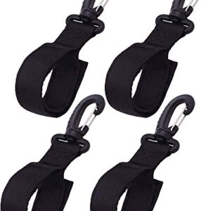 Universter Paddelhalter für Kajak - vier Stück Kajak-Paddel-Halter, Paddel-Befestigung an D-Ringen oder Pad-Auge, hält zwei Paddel ohne Paddel im Lieferumfang