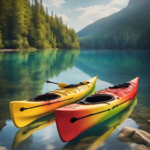 Kanu-Ausrüstung wie Robustes Ruder, Aufbewahrungssystem, Verstellbarer Kajakwagen und Hebezug zum perfekten Geschenk für Kanufahrer