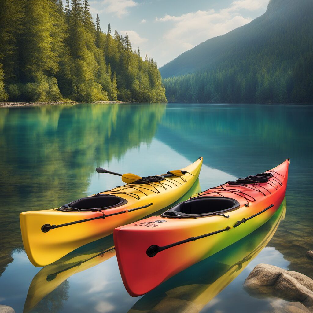 Kanu-Ausrüstung wie Robustes Ruder, Aufbewahrungssystem, Verstellbarer Kajakwagen und Hebezug zum perfekten Geschenk für Kanufahrer