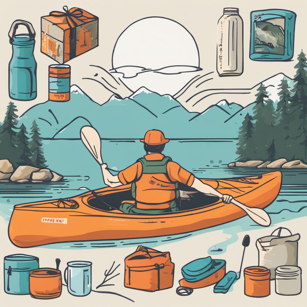 Kanuzubehör wie Getränkehalter, Ruderhalter und Paddle - perfekte Geschenkideen für Kanu-Fans