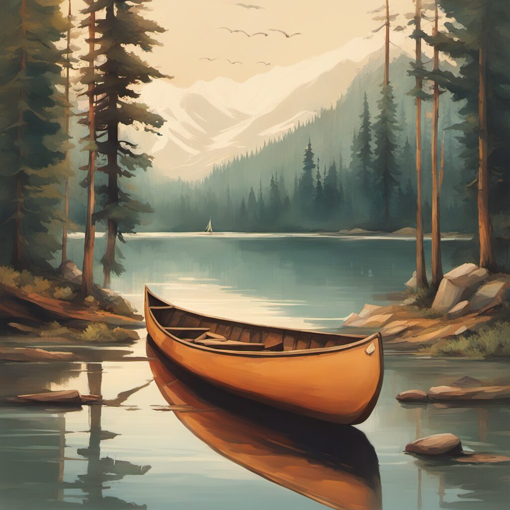 Geschenkidee Kanu, robustes Heckruder, faltbares Windsegel, Kajakwagen für unvergessliches Erlebnis