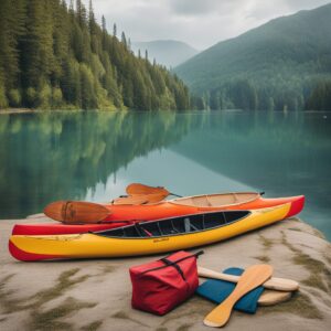 Paddeltasche mit Platz für ein Paar Paddel und weitere Ausrüstungsgegenstände, perfekt als Geschenk für jeden Kanufahrer