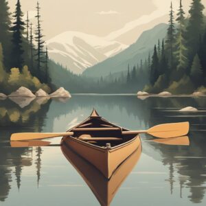 Kanu-Produkte und Zubehör wie Kajakgriff, Doppelpaddel, Ruderhalter und Getränkehalter für eine sichere und komfortable Kanutour