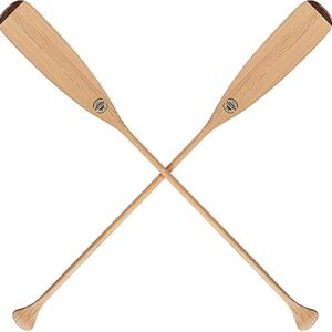 Kanupaddeln aus Kiefernholz und Iron Wood, handgemacht in der EU, ökologisch, 2 Stück, Biberschwanz/Beavertail Paddel