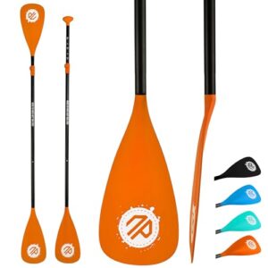Niphean SUP Paddel, Schwimmfähiges Kajak Paddel in 3 oder 4 Abnehmbaren Teilen, Verstellbares Doppelpaddel für SUP (198-218 cm), Robuste Stand up Paddle