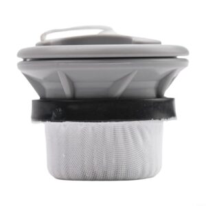 Hochdruck-Luftventil für Kanu und Schlauchboot, kompatibel mit Paddel-Surfbrett- und Gymnastikmatten, graues Kunststoff-Aufblasventil