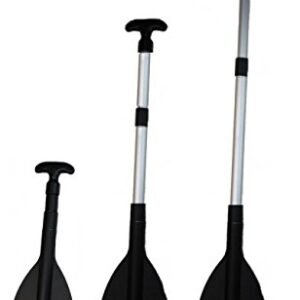 Teleskop Paddel für kleinere Boote, schlagfeste ABS-Kunststoff, 53-107 cm Länge, vielseitig einsetzbar, ideal für Jetskis und Rettungsinseln