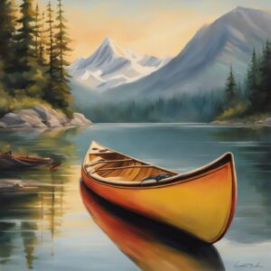 Kanufahren am See mit Kajak, Hebebühne und Luftventil-Düsenkappe