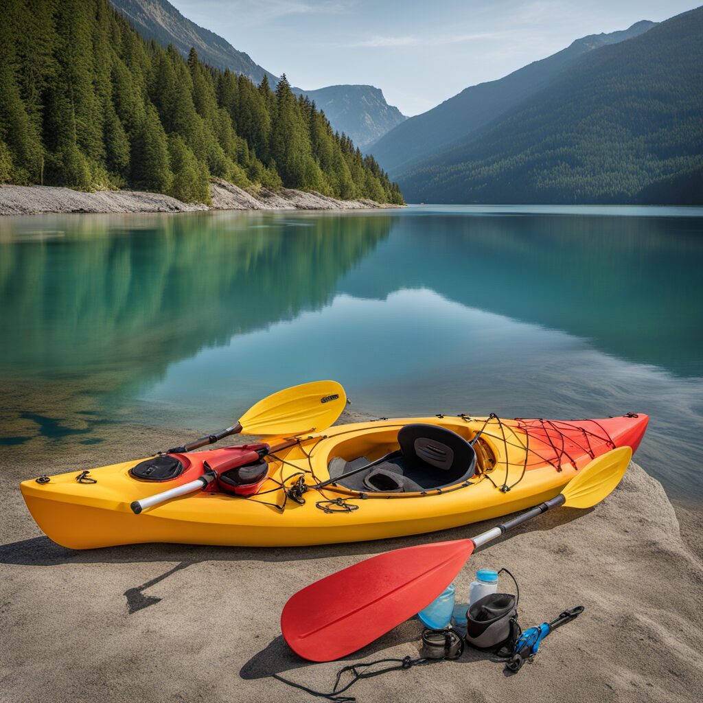 Paddelzubehör wie Paddelhalter und Ablassstopfen für Kajakfahrer - perfekte Geschenkidee für Kanufans