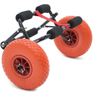 Conwy Kajak - Zusammenklappbarer eloxierter Aluminiumtrolley für Kanuten mit 100 kg Pannensicherheit und hochpräzisem Design