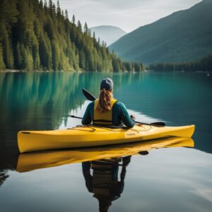 Geschenkideen für Kanufahrer: Kanubaumaterialien wie Kajak Ladehilfe, Auftrieb Tasche und Lagerregal zum Thema Freizeit und Outdoor-Aktivitäten