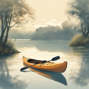 Kanugeschenke - Ein neues Kajak oder Kanu, Paddelzubehör und Transportwagen