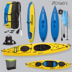 Die besten Paddeltaschen für Kanufahrer: Aufblasbare Paddeltaschen für maximale Sicherheit bei Wasseraktivitäten. Jotekonoby, ToolsEvery, Z&J SPORT und Hornet Watersports