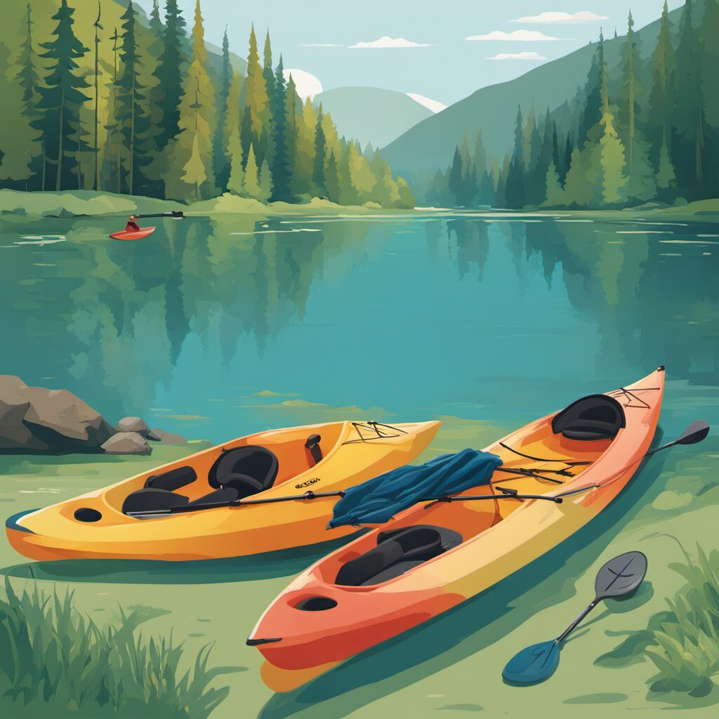 Paddelzubehör wie Paddel-Schutz, Klemmen und Transporter für Geschenke an Kanufahrer