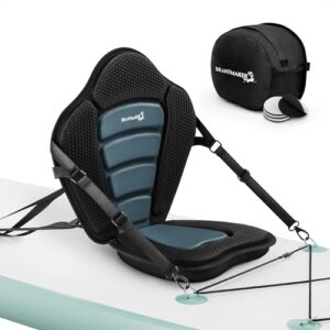 Universeller SUP Sitz mit Polster und hochfesten Nylonriemen, kompatibel mit Kanus und Ocean Kajak