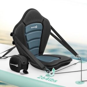 BRANTMAKER SUP Sitz für Stand up Paddle, Kajak Sitz mit 120KG Tragkraft, verdickter Sup Sitz Nachrüsten, kompatibel mit Kanus und Ocean Kajak