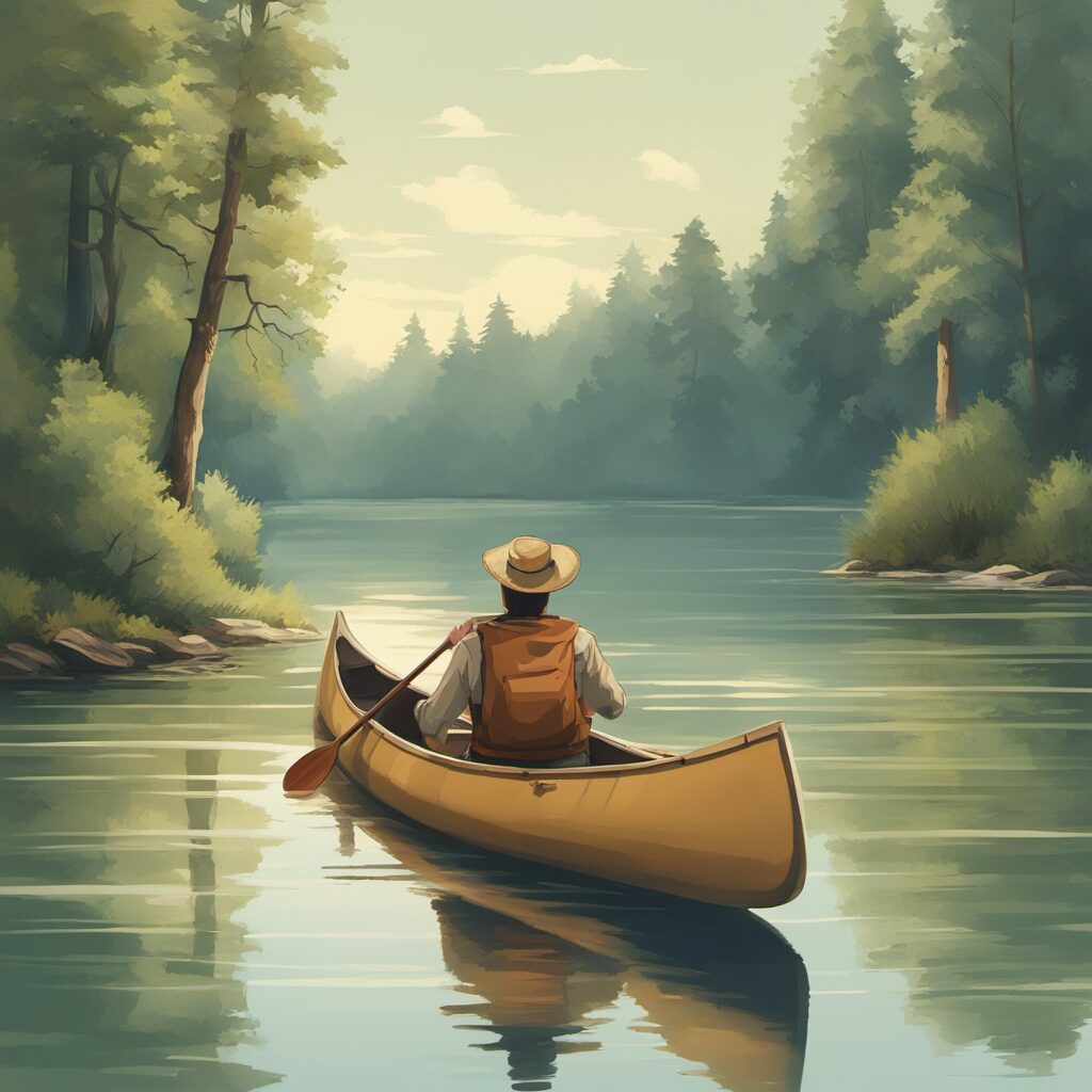 Paddeltasche im Kanu auf dem See - Empfehlungen für die beste Wahl