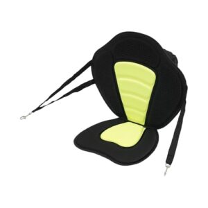 Ergonomischer Paddelsitz für Kajak, Kanu und Paddleboard mit Rückenlehne und Aufbewahrungstasche. Komfortables Sitzzeug für lange Paddelsitzungen auf dem Wasser.